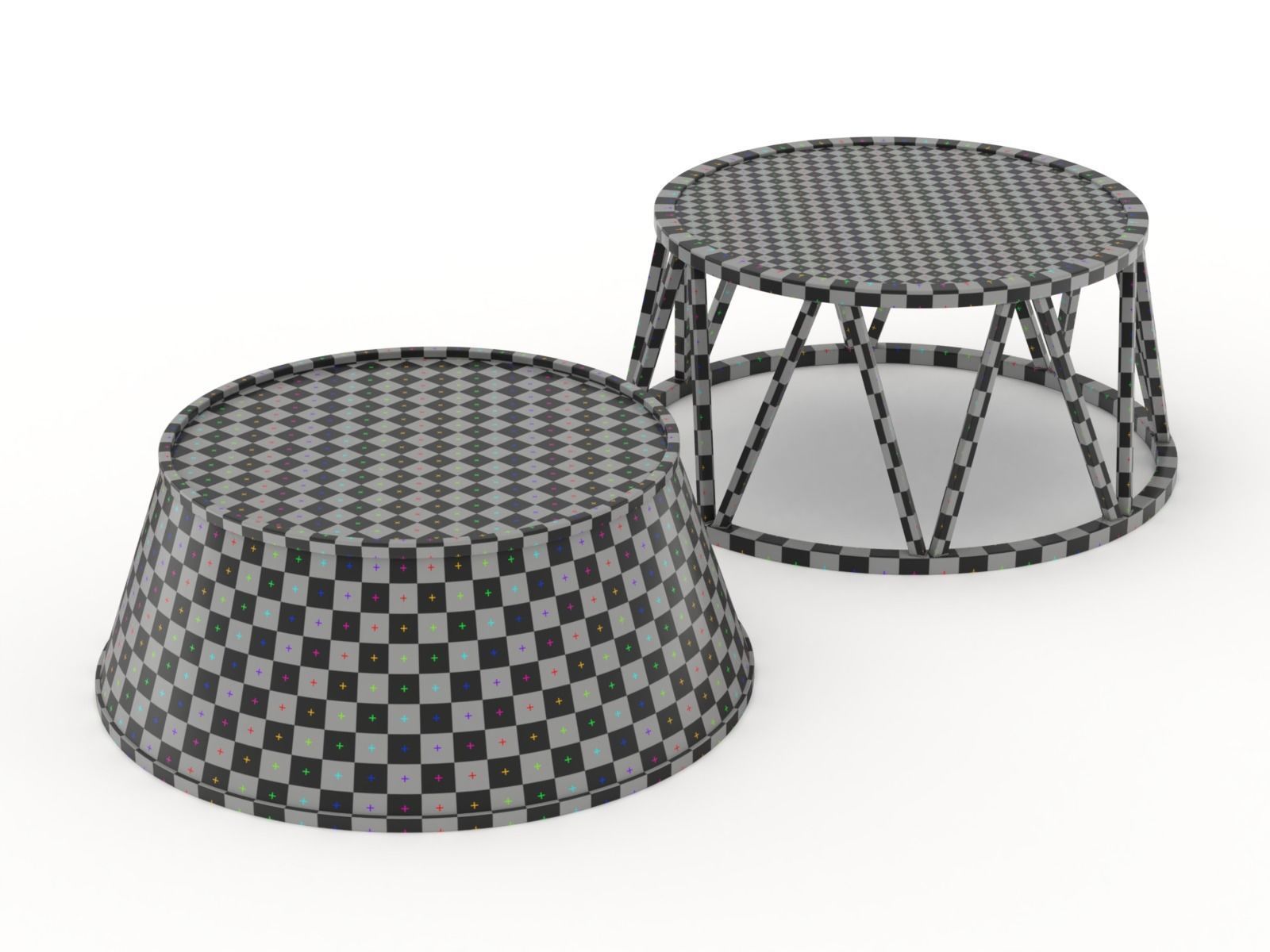 Circus Stand Set 3D model_8
