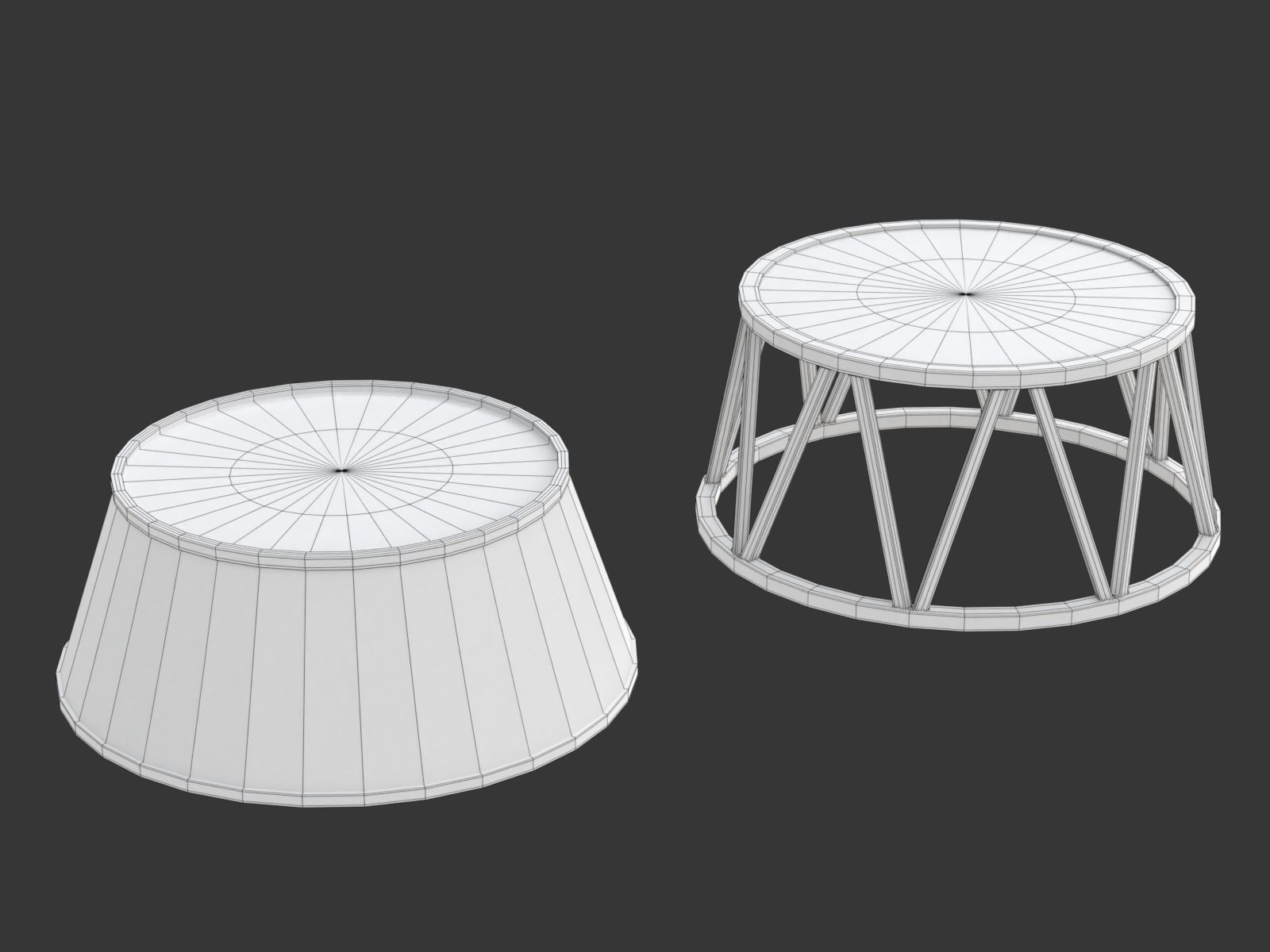 Circus Stand Set 3D model_13