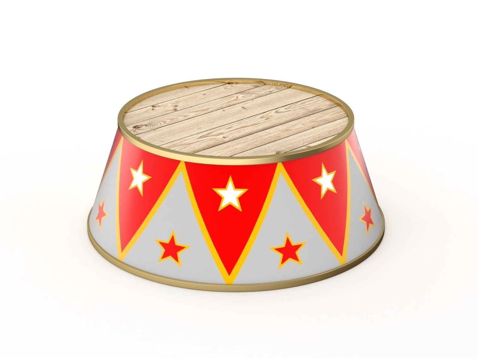 Circus Stand Set 3D model_6
