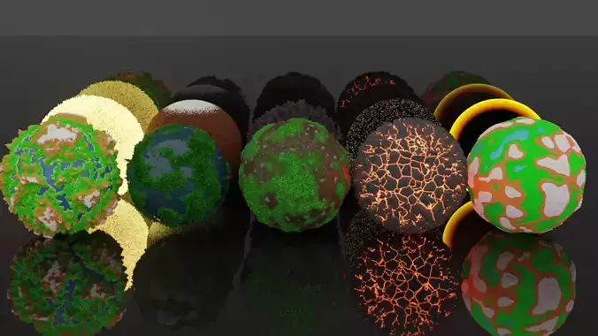 Planetery Material  add-on for Blender
