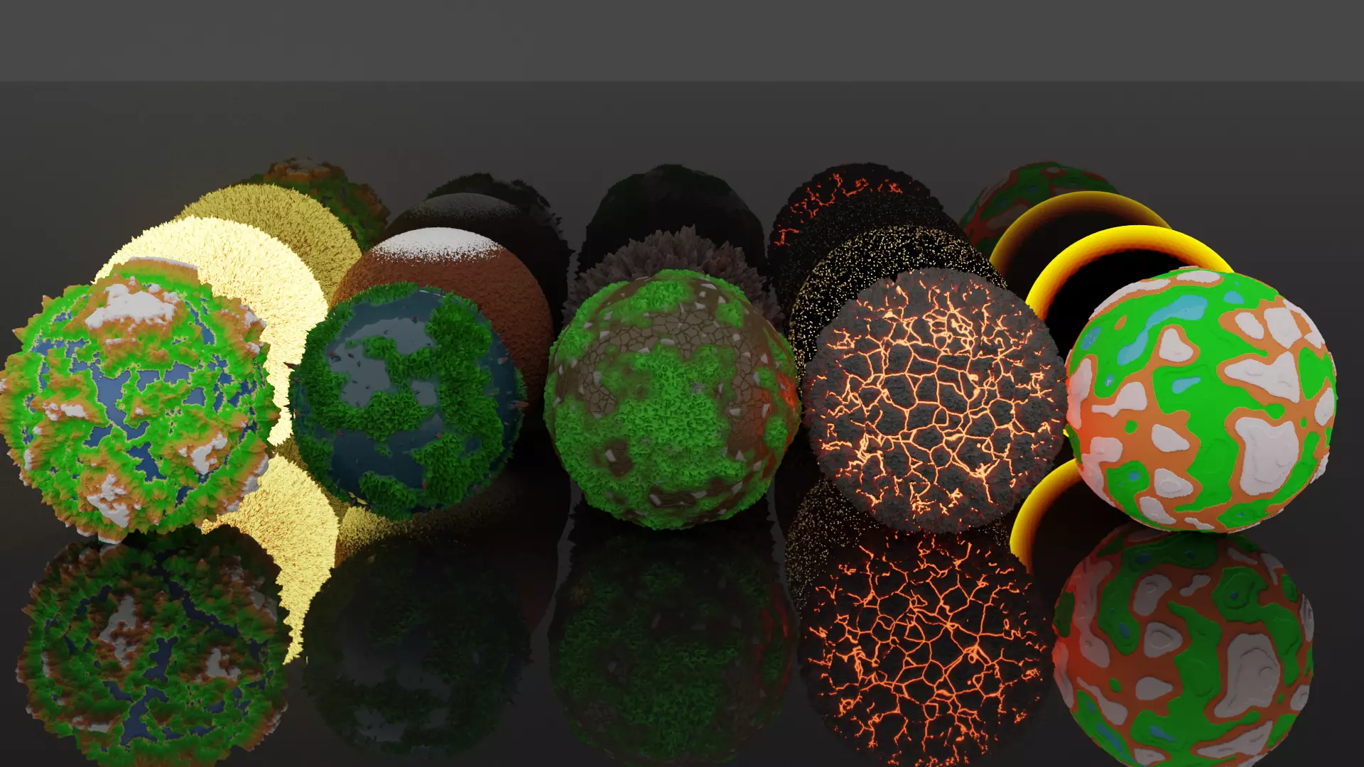 Planetery Material  add-on for Blender 3D model_0