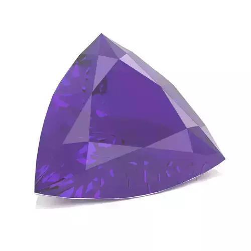 Amethyst Gem - Trillion Cut