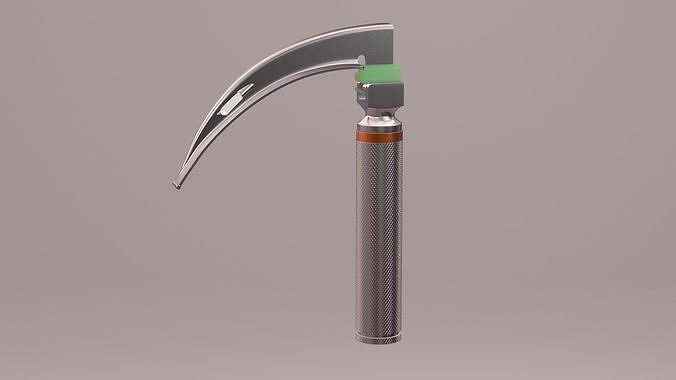 3D model of Laryngoscope 3D model