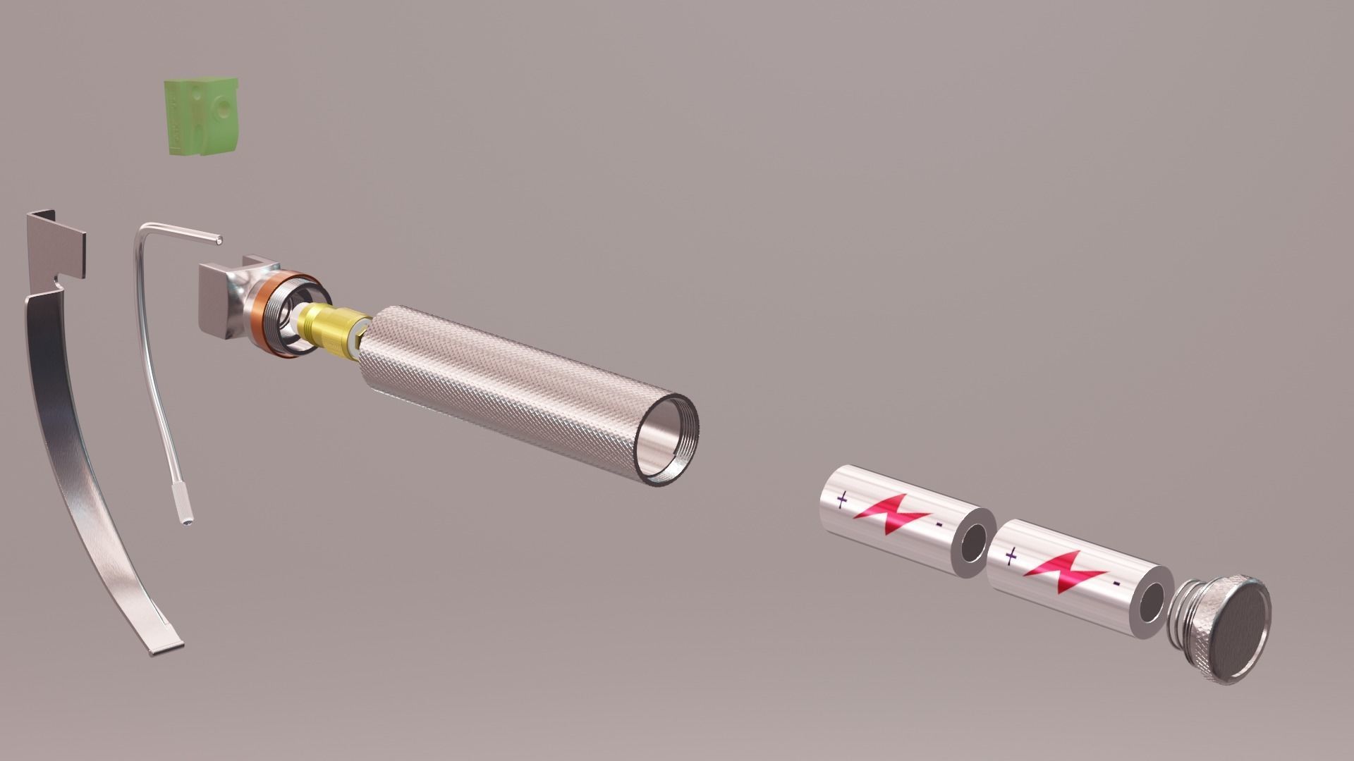 3D model of Laryngoscope 3D model_2