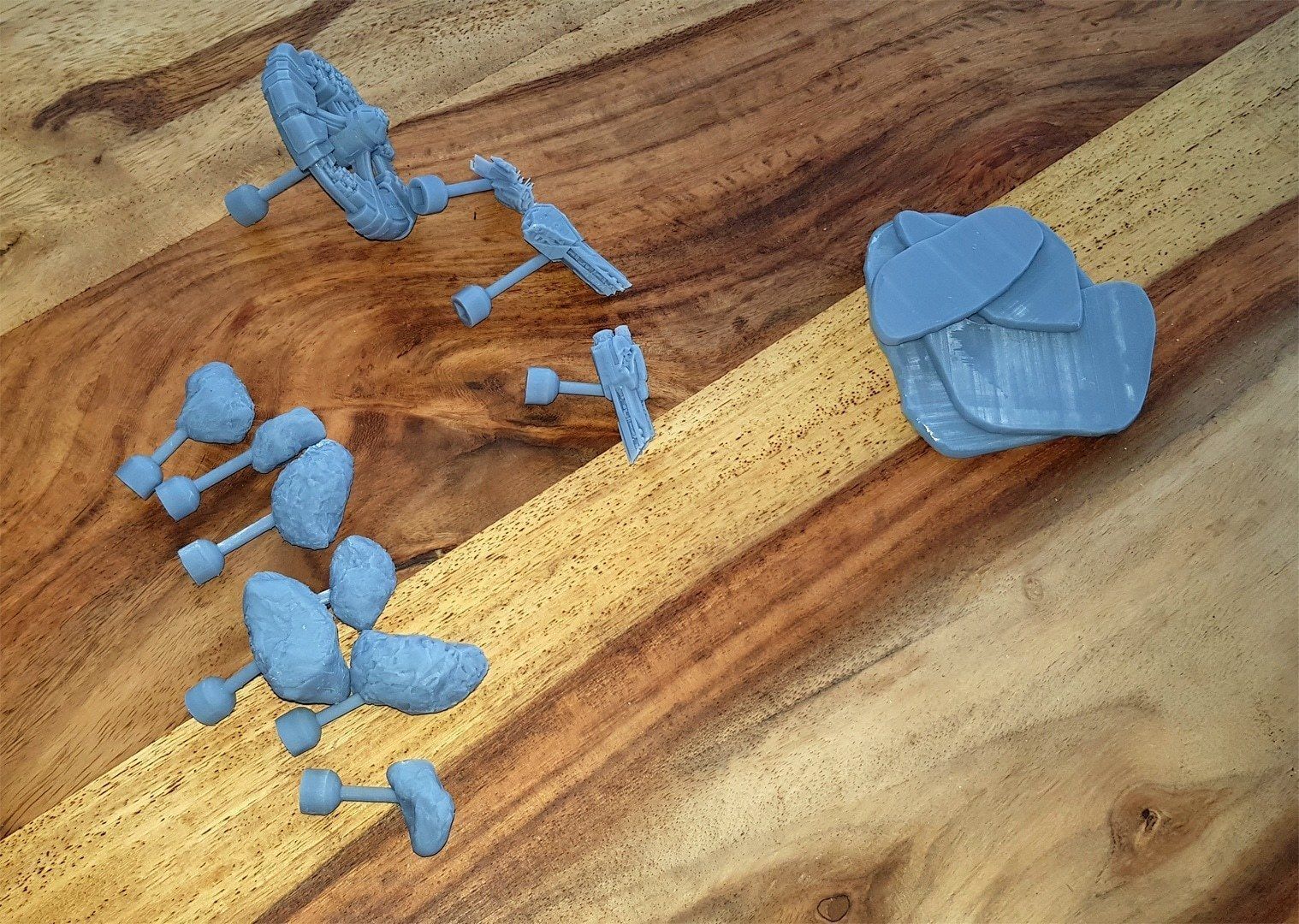 Obstacles Terrain for Star Wars Armada 3D print model_3