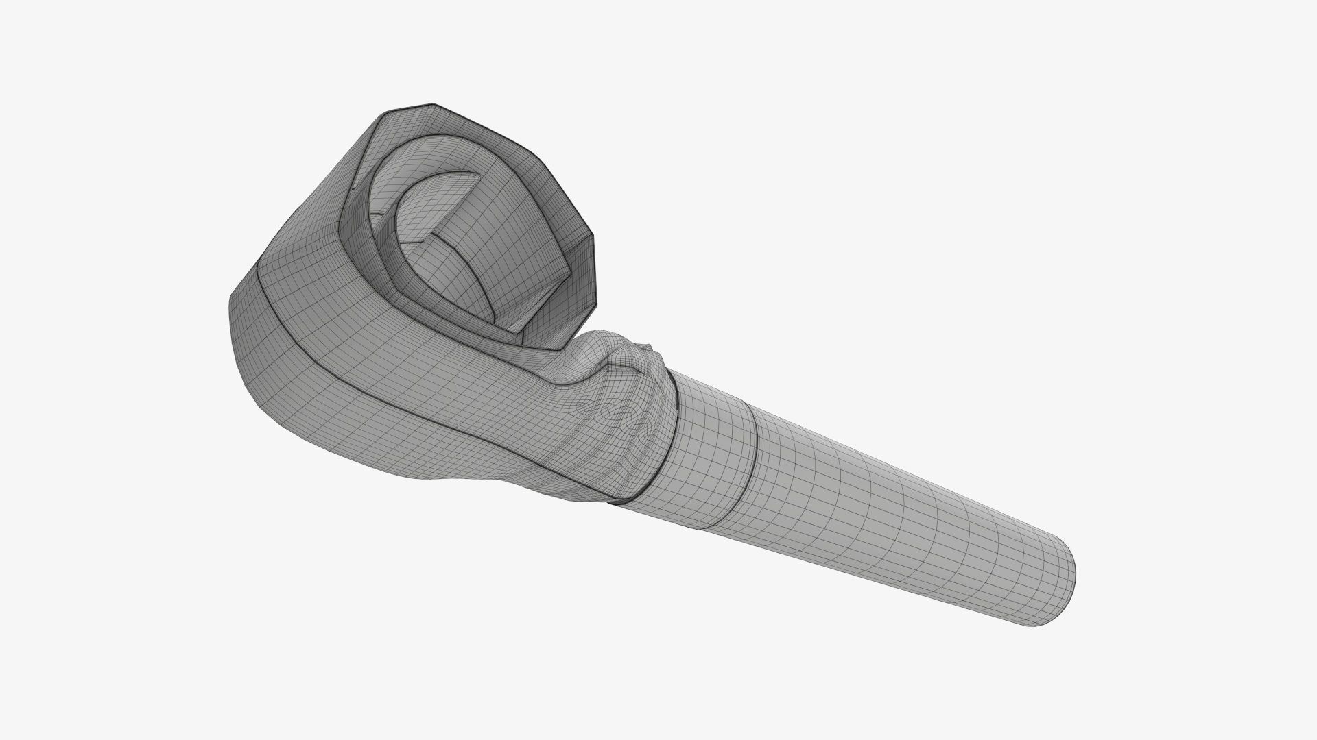 Party blower whistle 3D model_10