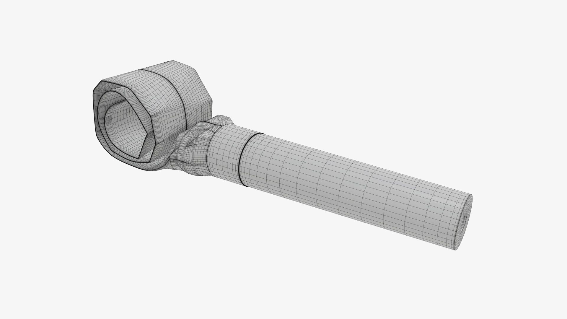 Party blower whistle 3D model_6