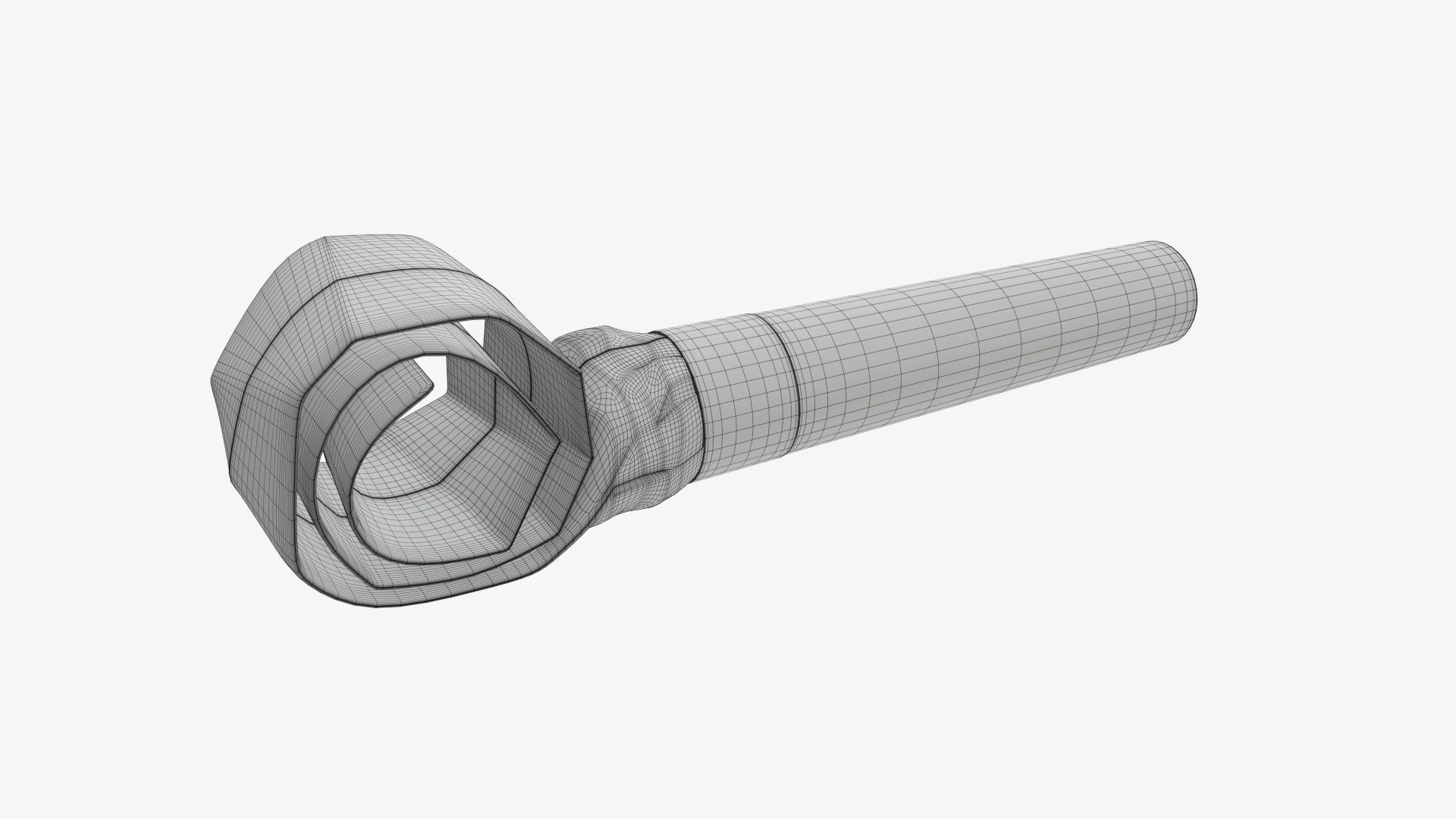 Party blower whistle 3D model_8