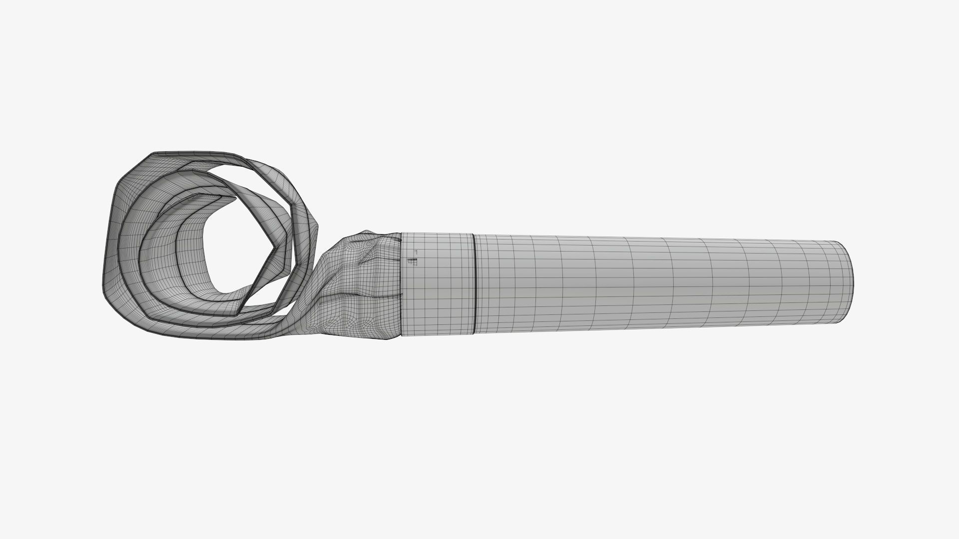 Party blower whistle 3D model_7