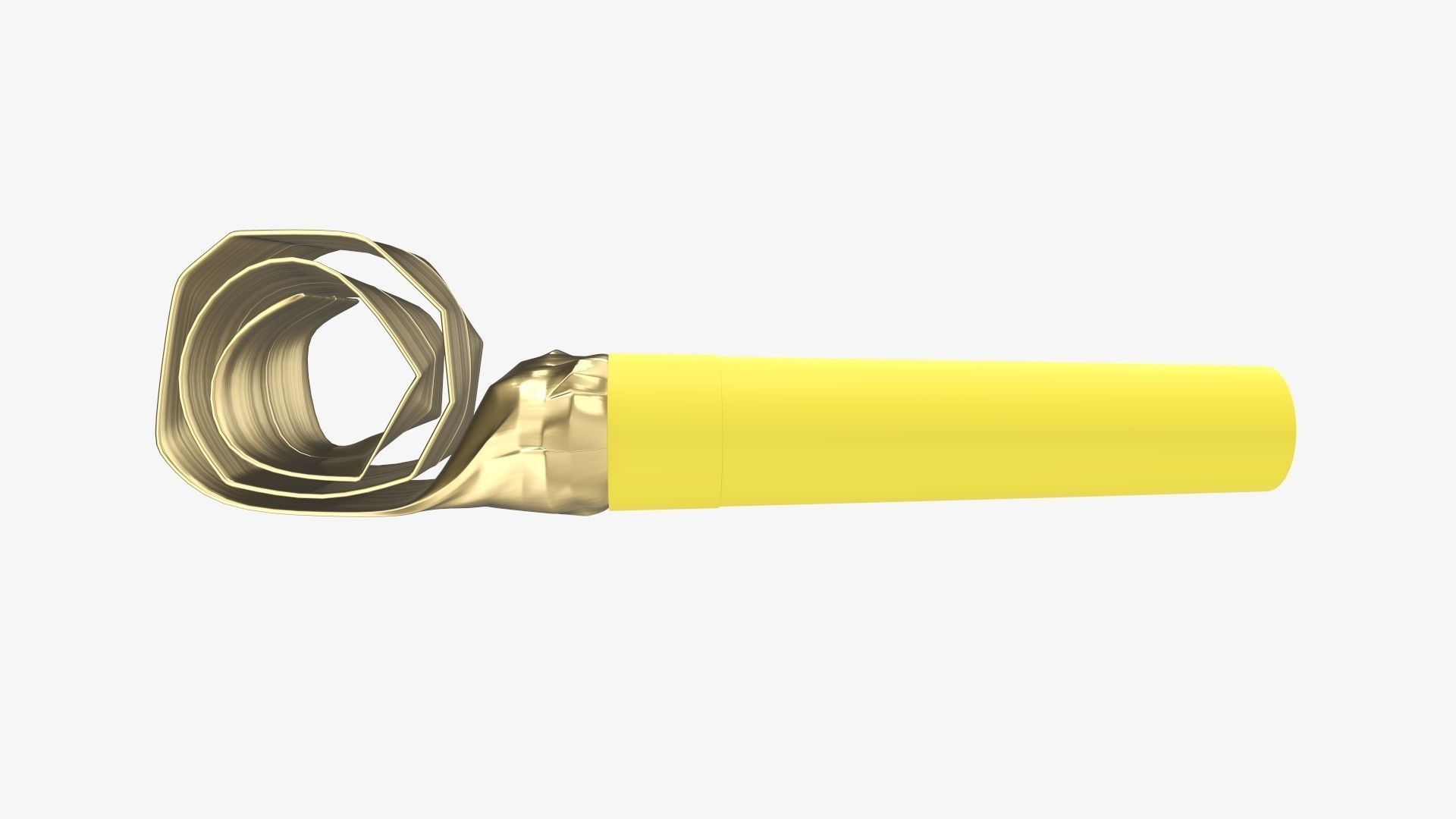Party blower whistle 3D model_1
