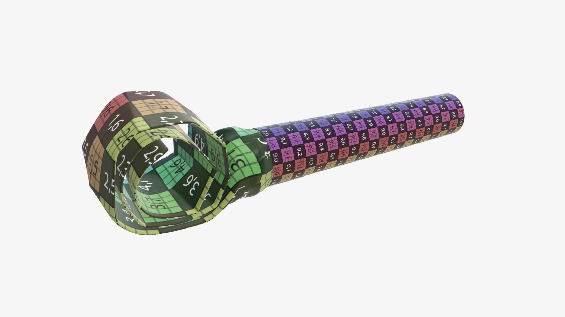 Party blower whistle 3D model_14