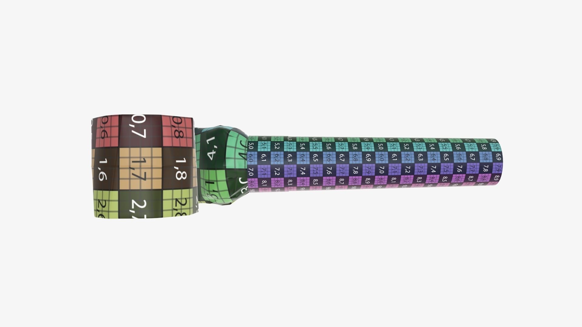 Party blower whistle 3D model_15