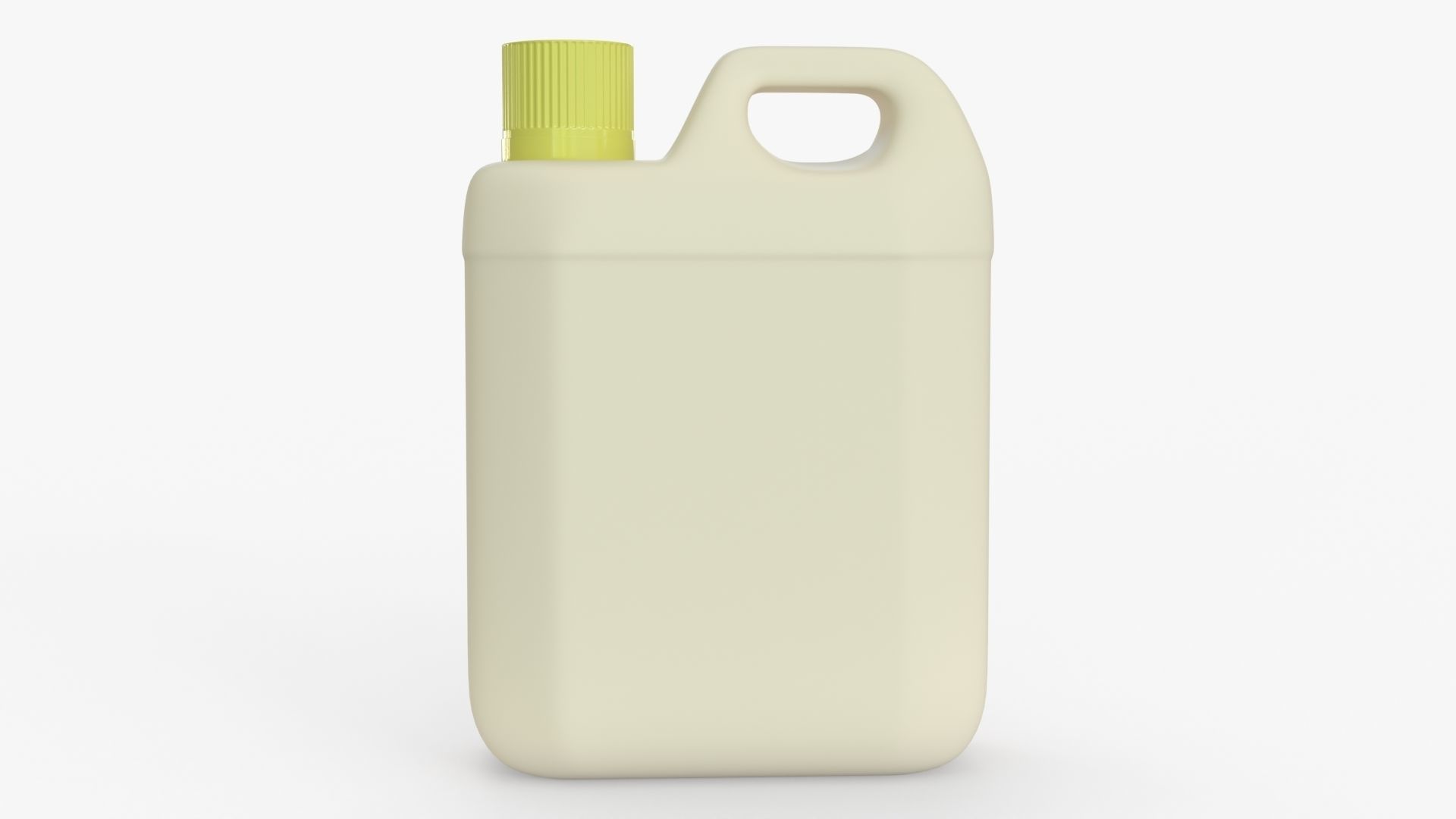 Plastic 1L can mockup 3D model_2