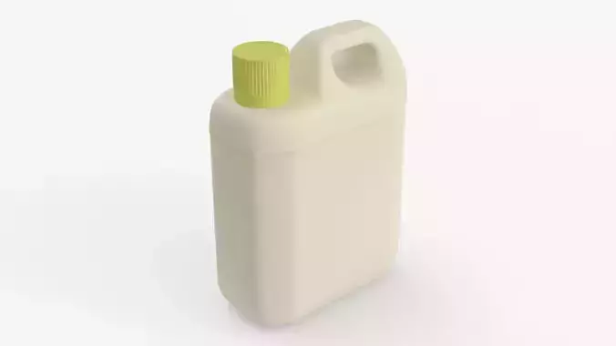 Plastic 1L can mockup