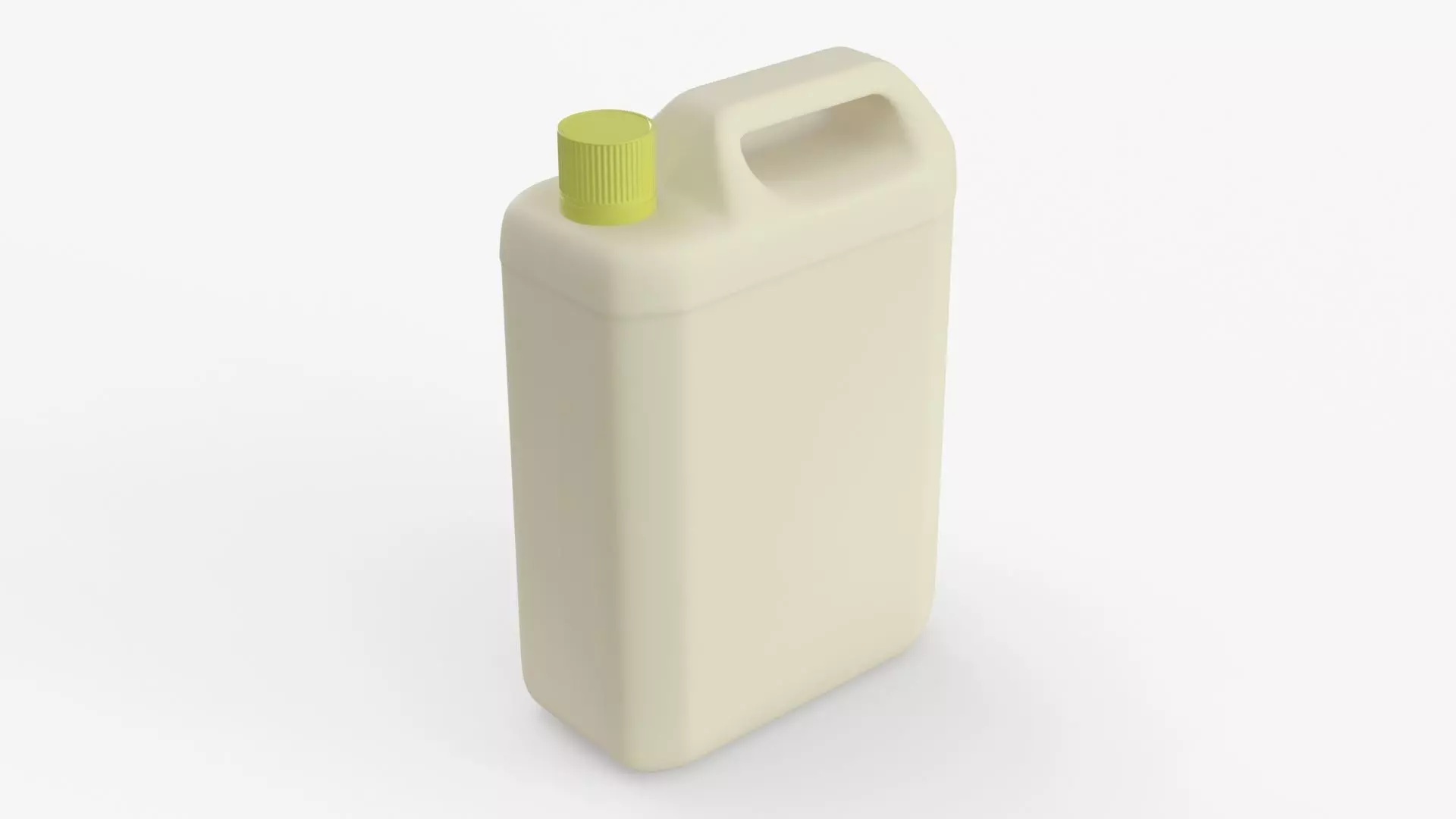 Plastic 5L can mockup 3D model