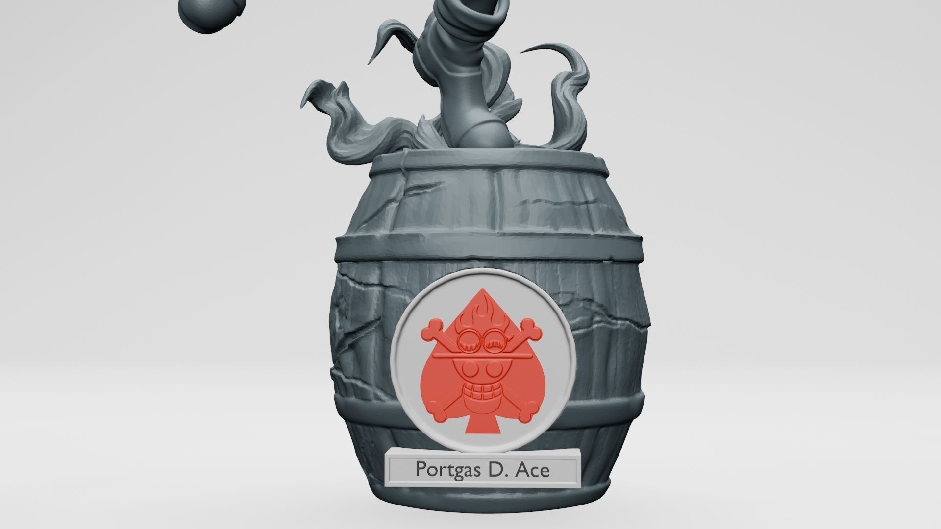 PORTGAS D  ACE - ONE PIECE 3D PRINTING 3D print model_5