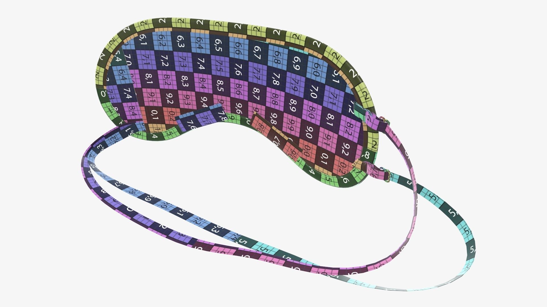 Sleeping mask 3D model_12