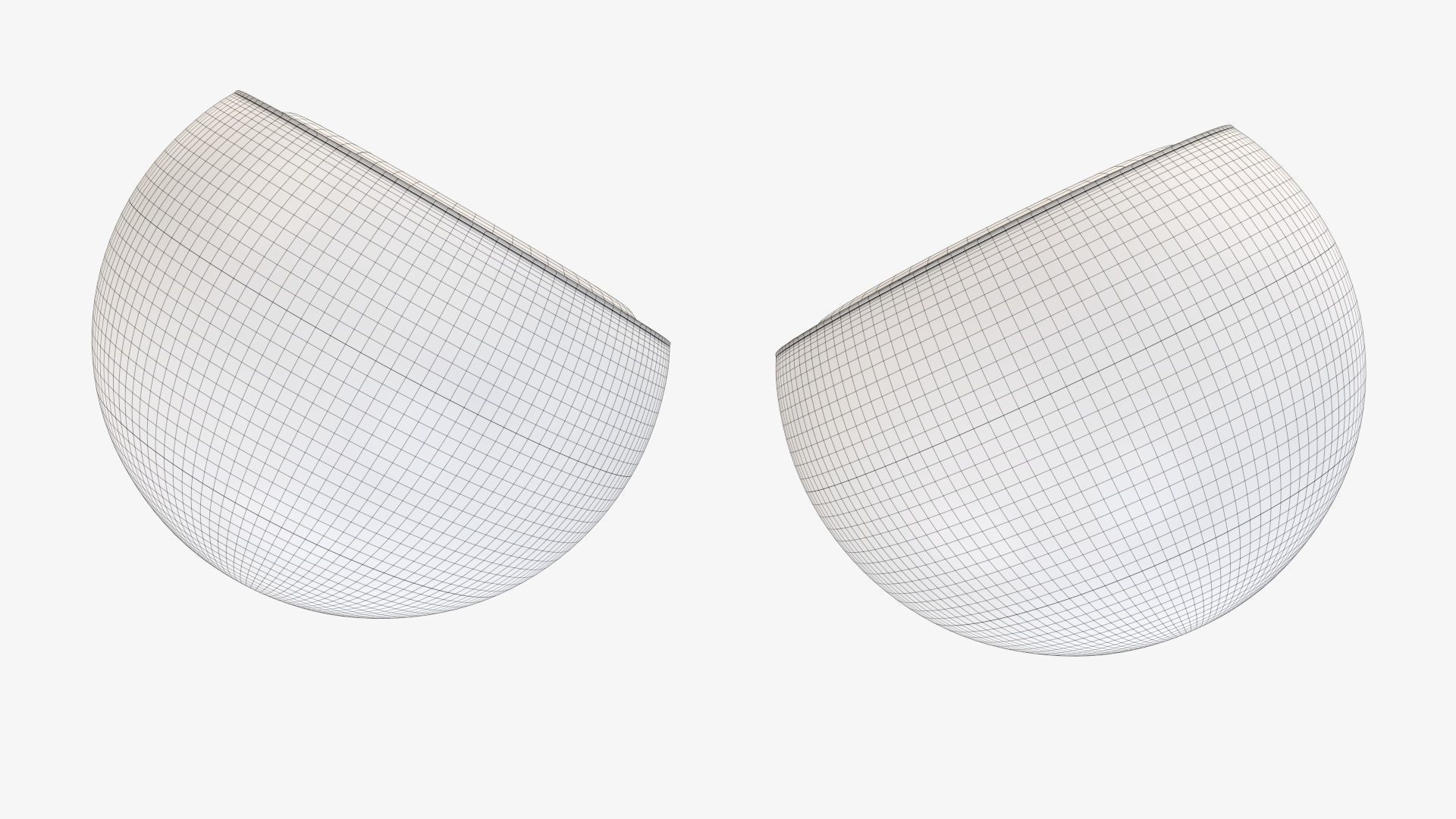 Desktop speakers spherical  3D model_7