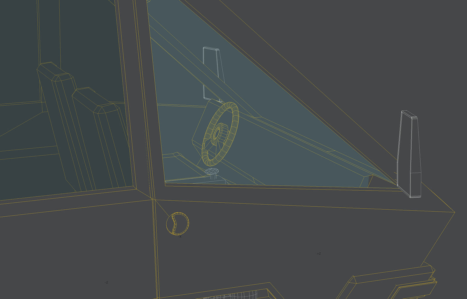 CAR 4 - Van Low-poly 3D model_7