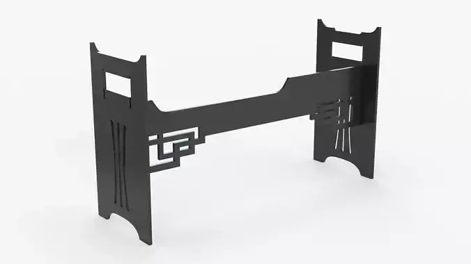 Chinese zither stand