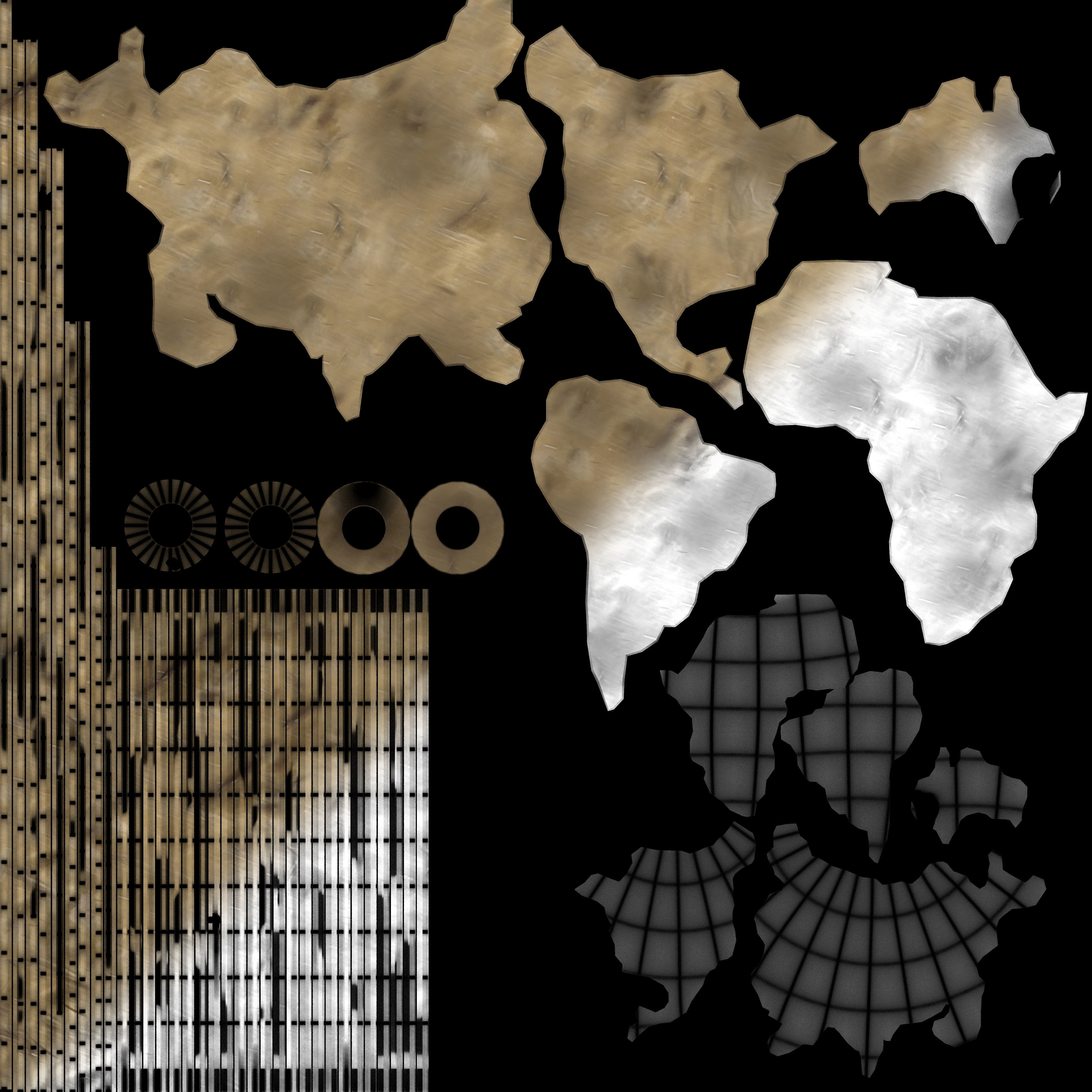 ATLANT sculpture Low-poly 3D model_15