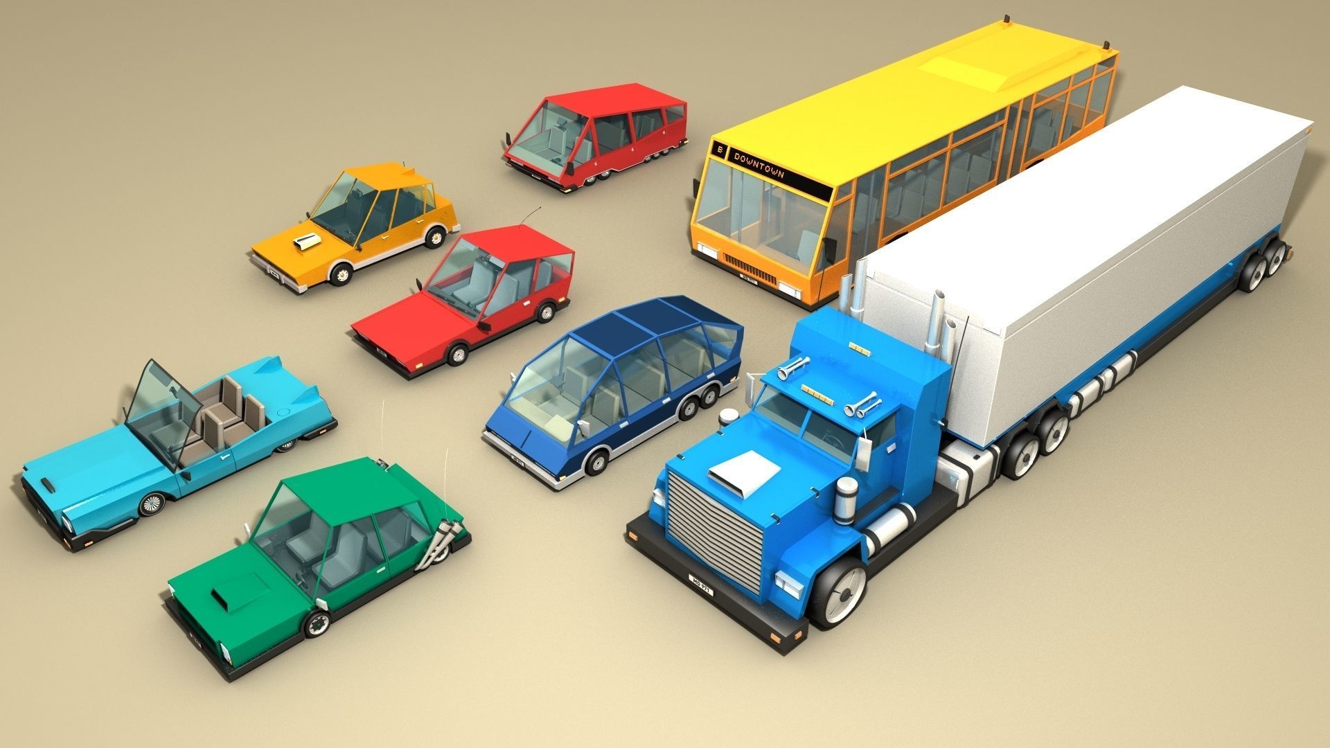CARS and VEHICLES 3D Model Collection_2