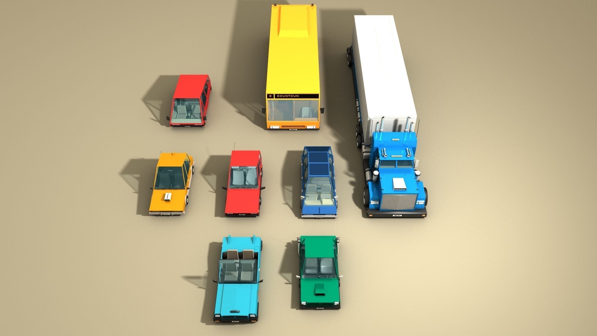 CARS and VEHICLES 3D Model Collection_1