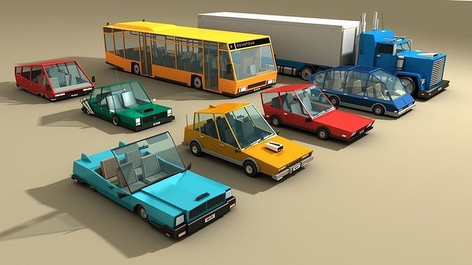 CARS and VEHICLES 3D Model Collection