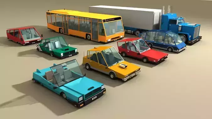 CARS and VEHICLES 3D Model Collection