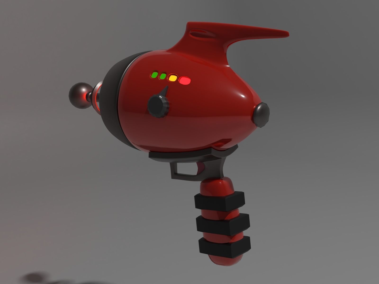 Blaster gun Scifi 3D model_6