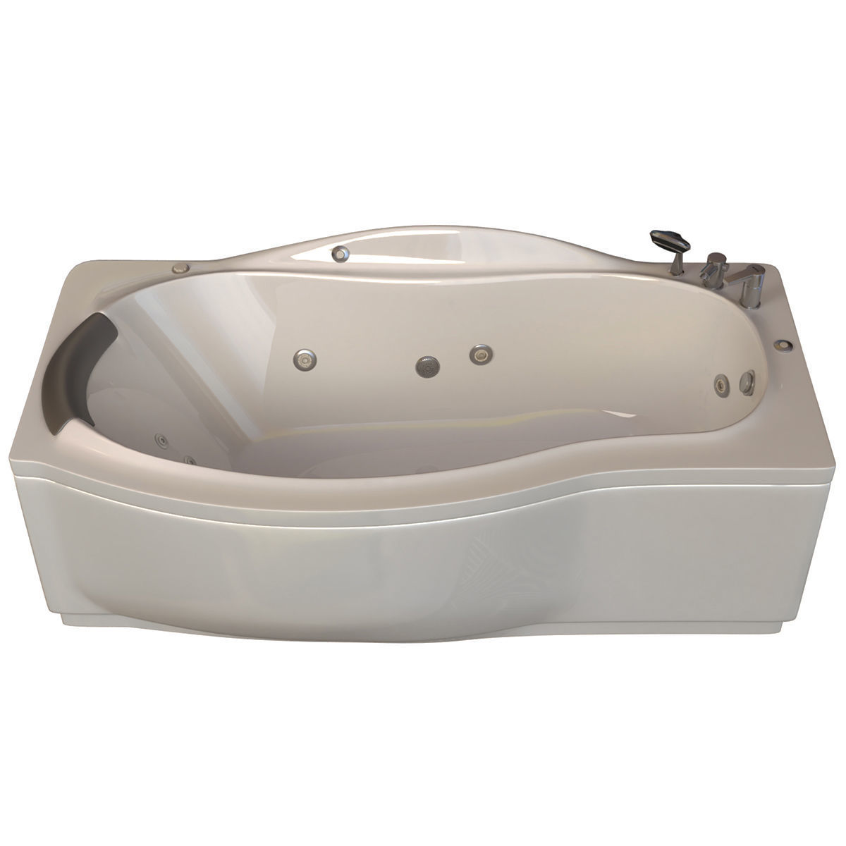 12 model of bathtub Low-poly 3D model_8