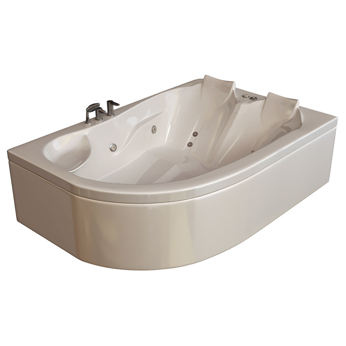 12 model of bathtub Low-poly 3D model_12