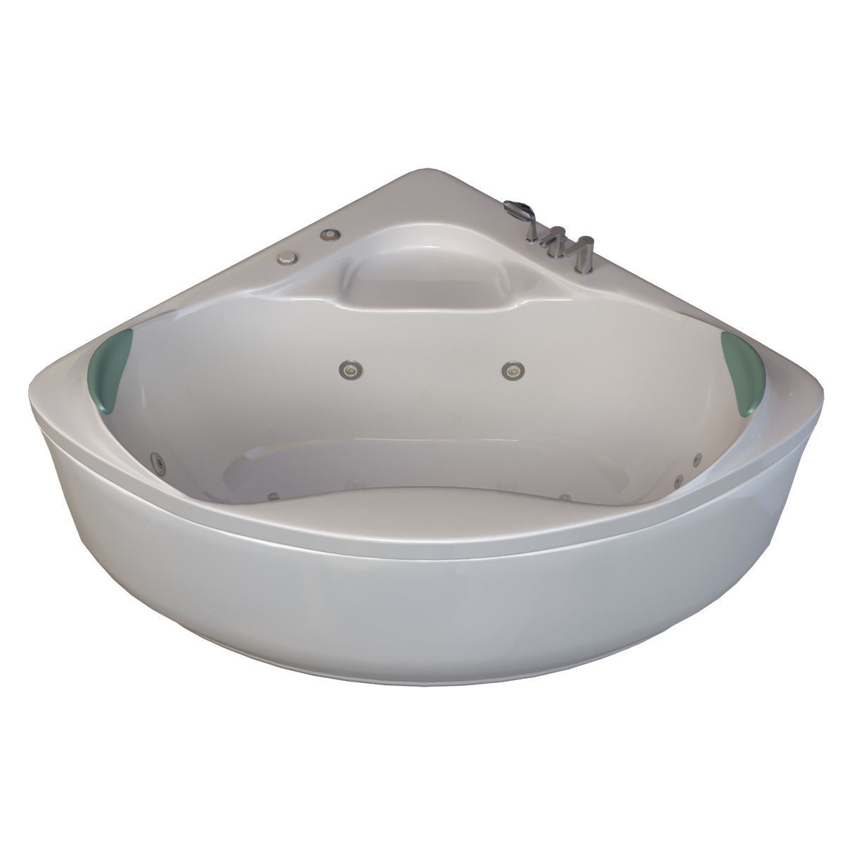 12 model of bathtub Low-poly 3D model_3