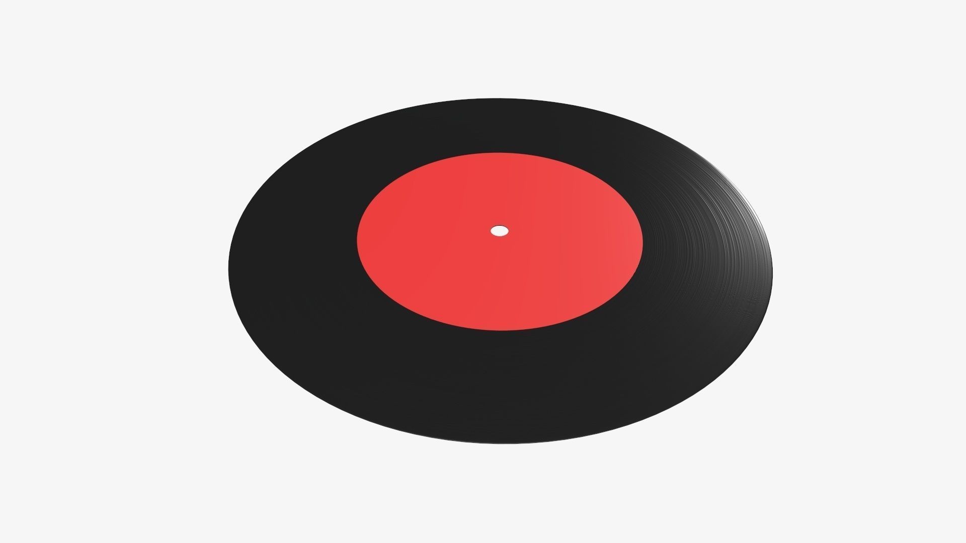 Vinyl record and cover mockup 02 3D model_4