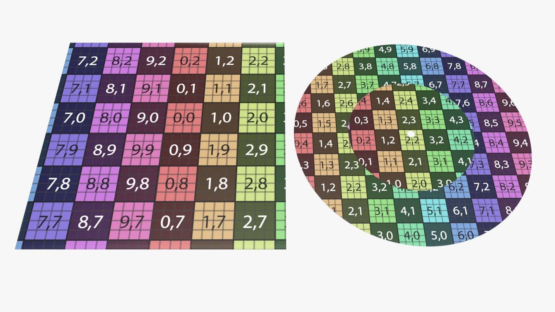 Vinyl record and cover mockup 02 3D model_9