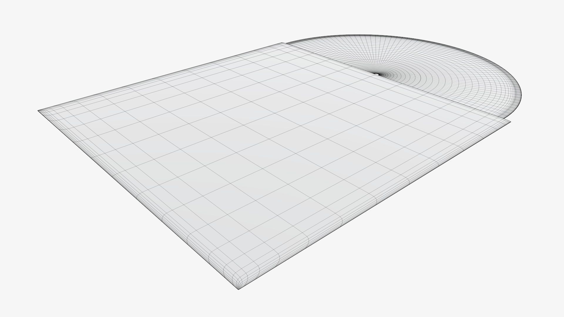 Vinyl record and cover mockup 03 3D model_7