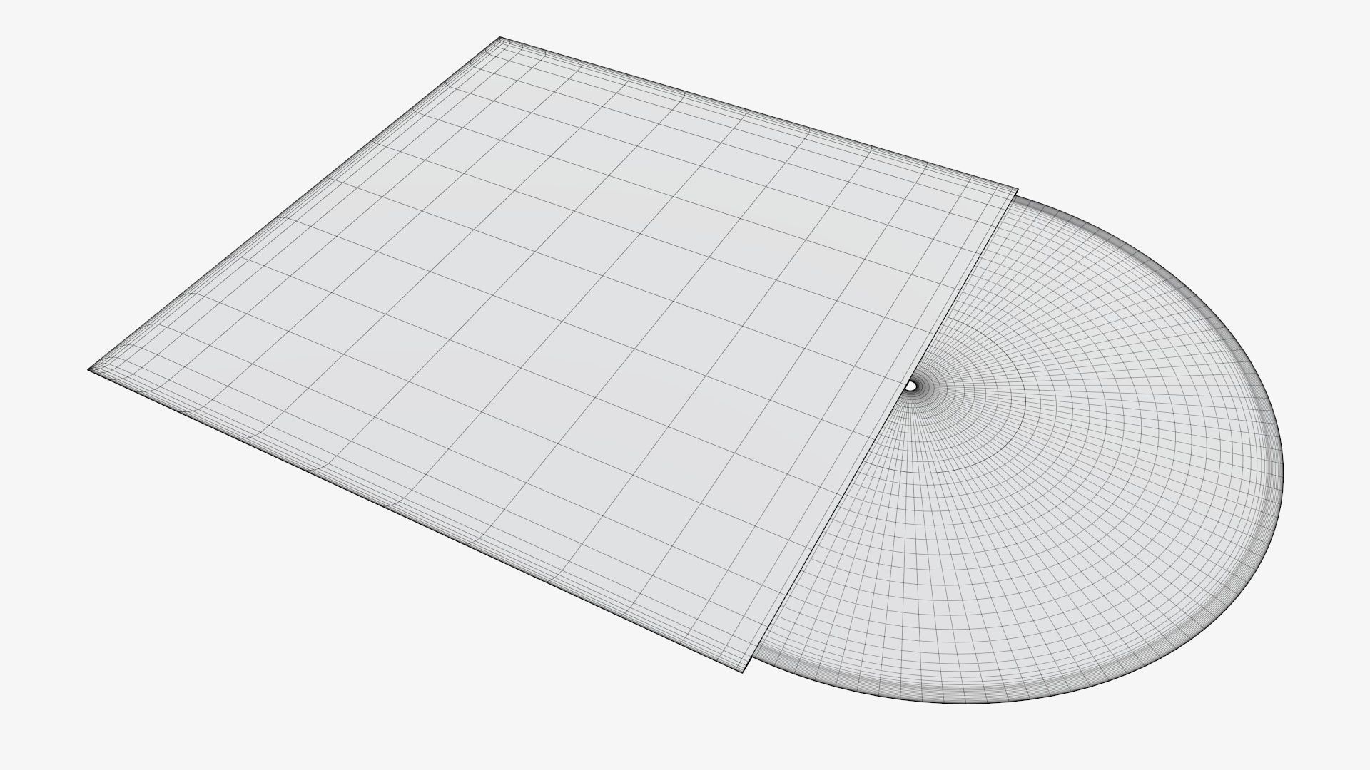 Vinyl record and cover mockup 03 3D model_8