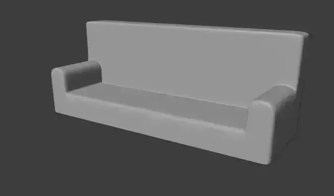 Simple sofa wihout color