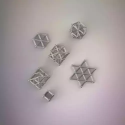 Magnetic bars and balls