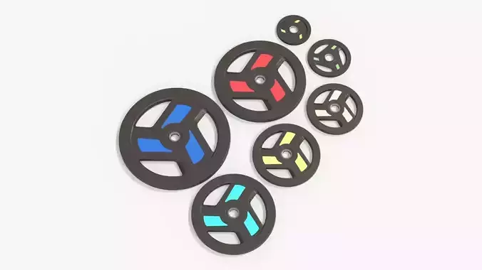 Set of weight plates 04