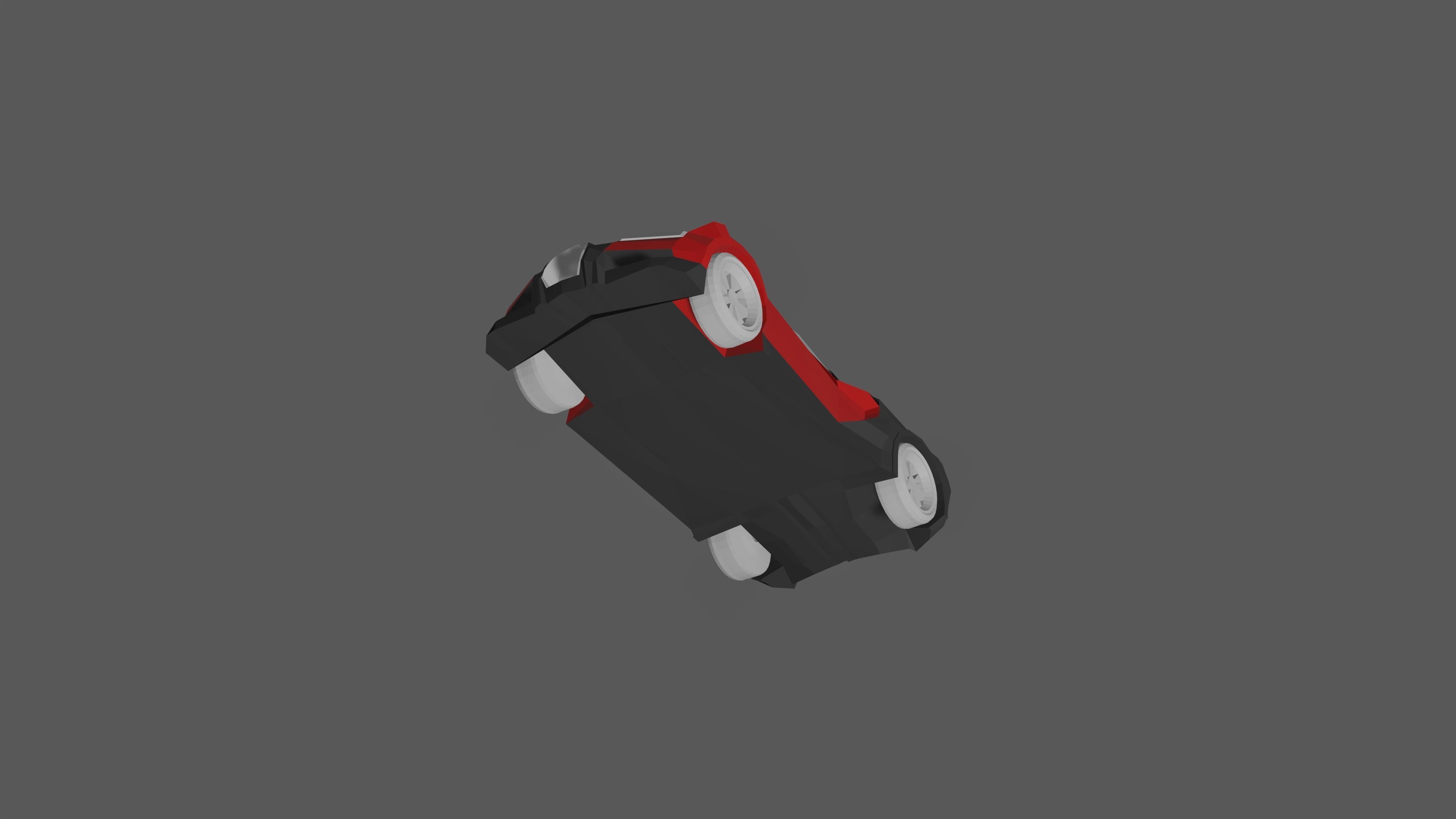 Bugatti Veyron Low-poly 3D model_3