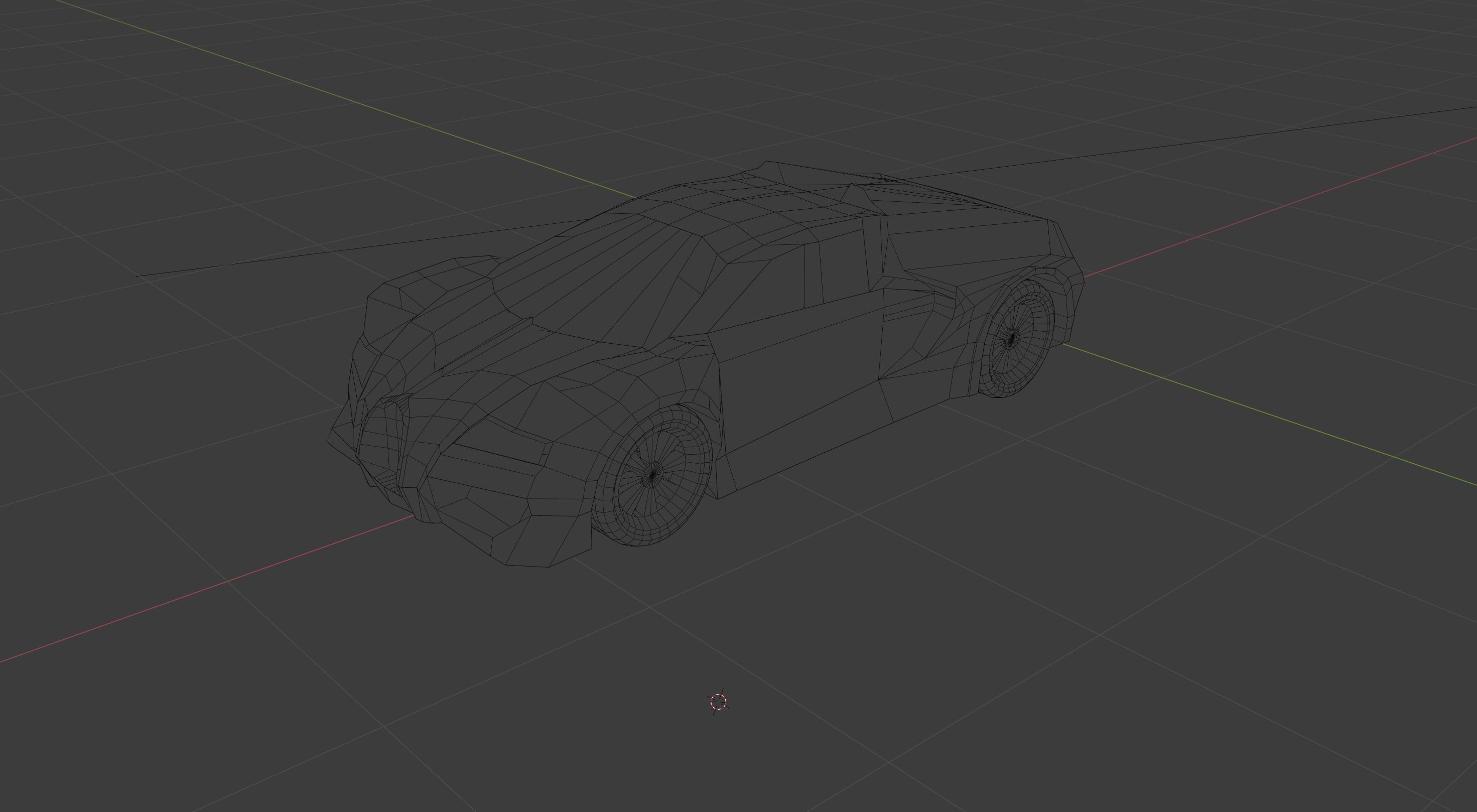 Bugatti Veyron Low-poly 3D model_4