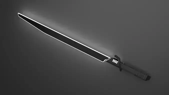 Dark Saber - Mandalorian cosplay LEd lightsaber 3D print model