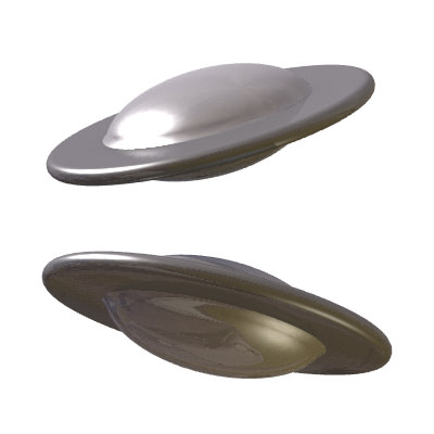 30 Realistic Flying Saucers 3D model_17