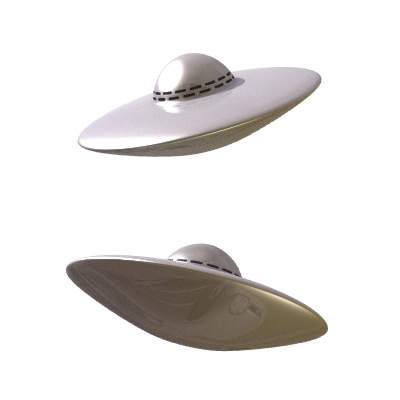 30 Realistic Flying Saucers 3D model_20