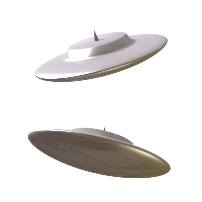 30 Realistic Flying Saucers 3D model_24