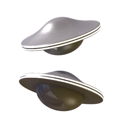 30 Realistic Flying Saucers 3D model_5