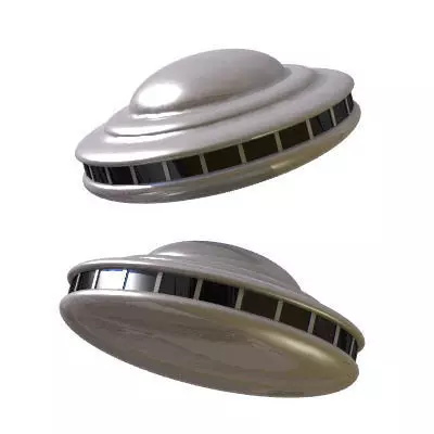 30 Realistic Flying Saucers 3D model_0