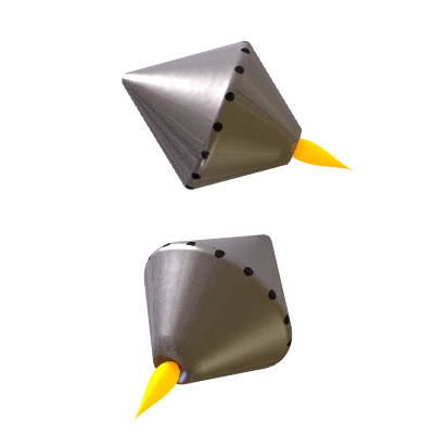 30 Realistic Flying Saucers 3D model_23