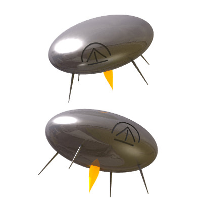 30 Realistic Flying Saucers 3D model_9